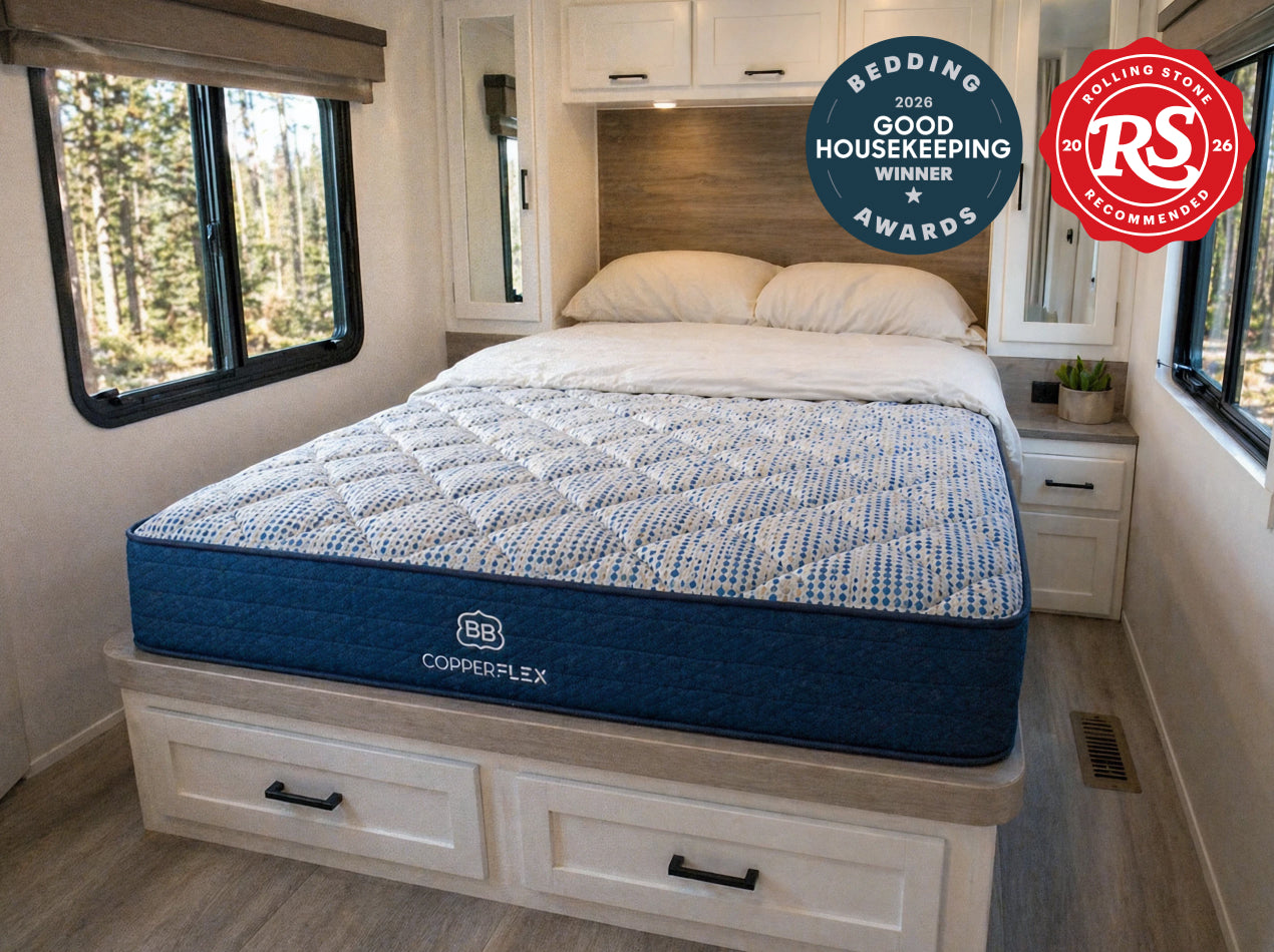 tent trailer mattress replacement CopperFlex® RV Hybrid
