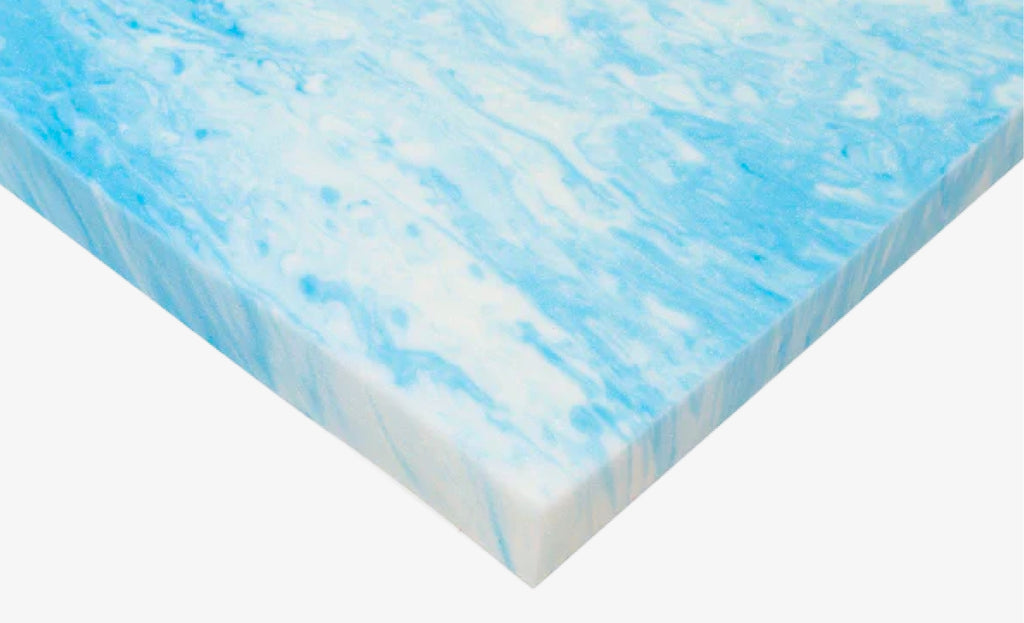 2.5-lb. Gel Swirl Memory Foam Topper
