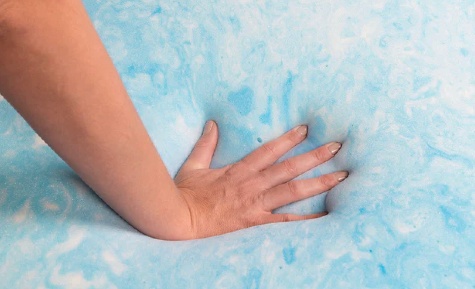 2.5-lb. Gel Swirl Memory Foam Topper