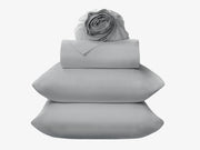 Bamboo sheets gray stacked