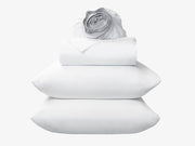 Bamboo sheets white stacked