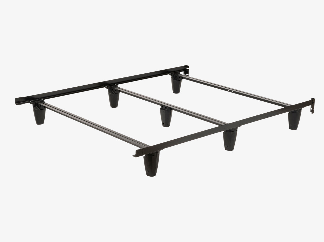 Bed frame angled view