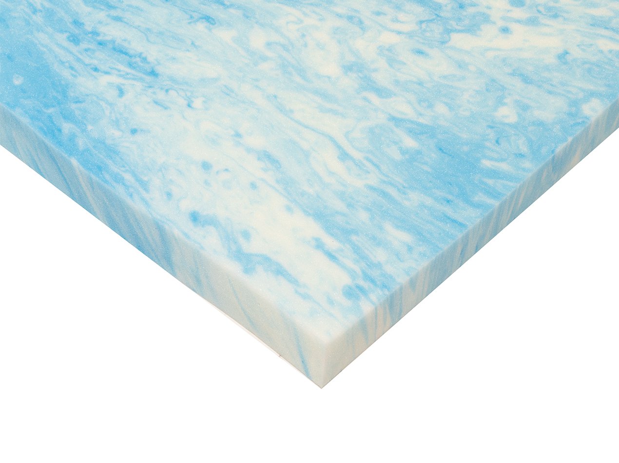 2.5-lb. Gel Swirl Memory Foam Topper
