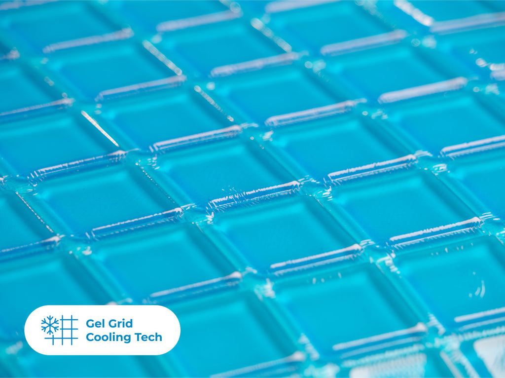 Luxury cooling pillow gel layer