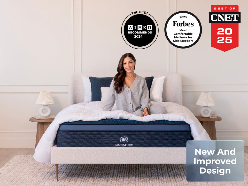 Woman on Signature Hybrid with award badges