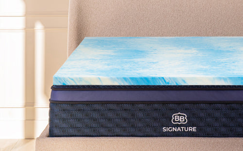 2.5-lb. Gel Swirl Memory Foam Topper