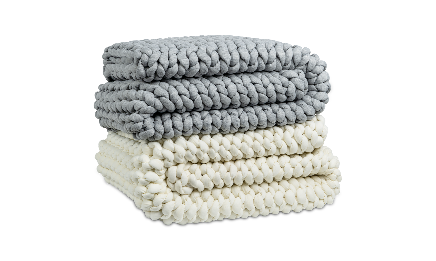 Chunky Knit Weighted Blanket