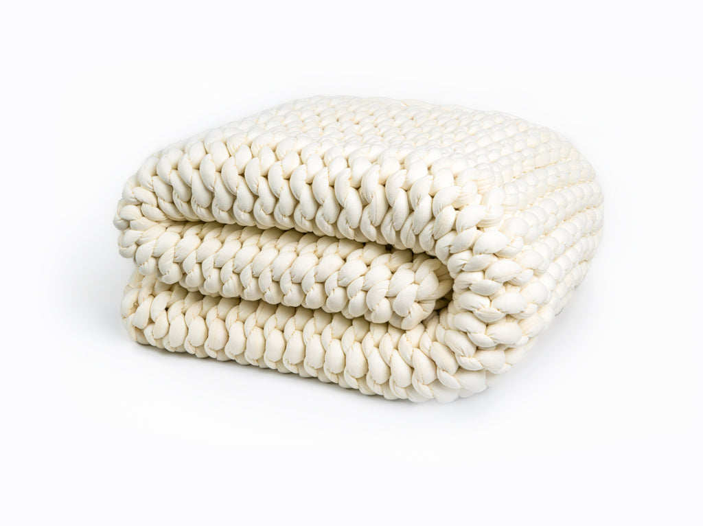 Chunky Knit Weighted Blanket