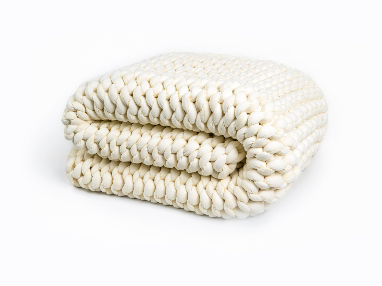 Chunky Knit Weighted Blanket